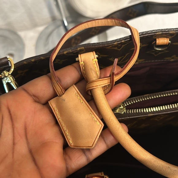 Authentic Louis Vuitton Montaigne Handbag Monogram Canvas GM Brown+ COA - Picture 11 of 16